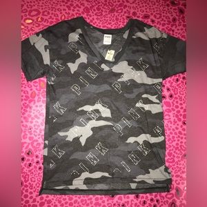 Victoria’s Secret PINK Camo V-Neck
